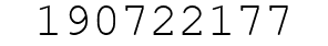 Number 190722177.