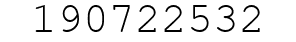 Number 190722532.