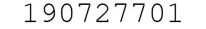 Number 190727701.