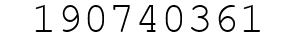 Number 190740361.