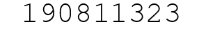 Number 190811323.
