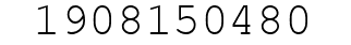Number 1908150480.