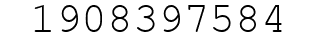 Number 1908397584.
