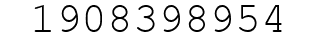 Number 1908398954.