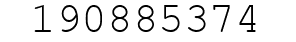 Number 190885374.