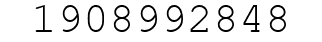 Number 1908992848.