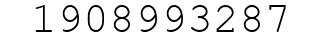 Number 1908993287.