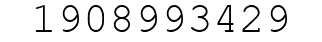 Number 1908993429.