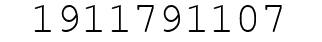 Number 1911791107.