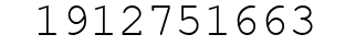 Number 1912751663.