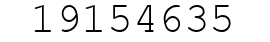 Number 19154635.
