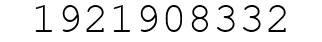 Number 1921908332.
