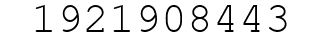 Number 1921908443.