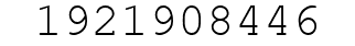 Number 1921908446.