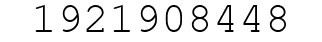 Number 1921908448.