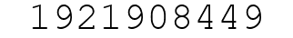 Number 1921908449.