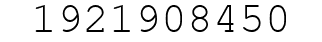 Number 1921908450.