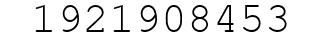 Number 1921908453.