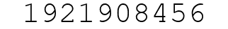 Number 1921908456.