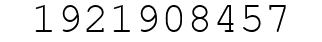 Number 1921908457.