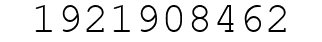 Number 1921908462.