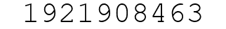 Number 1921908463.