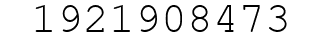 Number 1921908473.