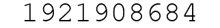 Number 1921908684.