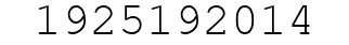 Number 1925192014.