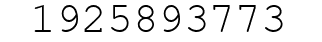 Number 1925893773.