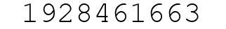 Number 1928461663.
