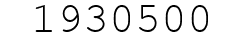 Number 1930500.