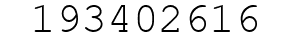 Number 193402616.