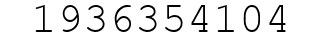 Number 1936354104.
