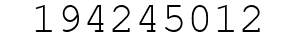 Number 194245012.