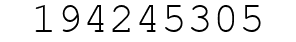 Number 194245305.