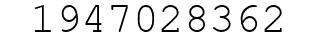 Number 1947028362.