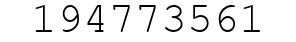 Number 194773561.