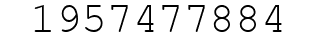 Number 1957477884.