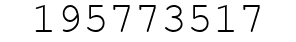 Number 195773517.
