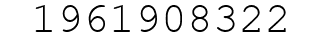 Number 1961908322.