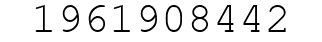 Number 1961908442.