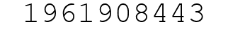 Number 1961908443.