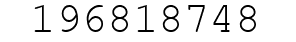 Number 196818748.