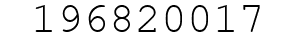 Number 196820017.