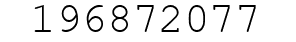 Number 196872077.