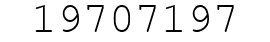 Number 19707197.
