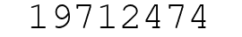 Number 19712474.