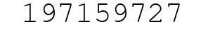 Number 197159727.