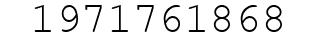 Number 1971761868.